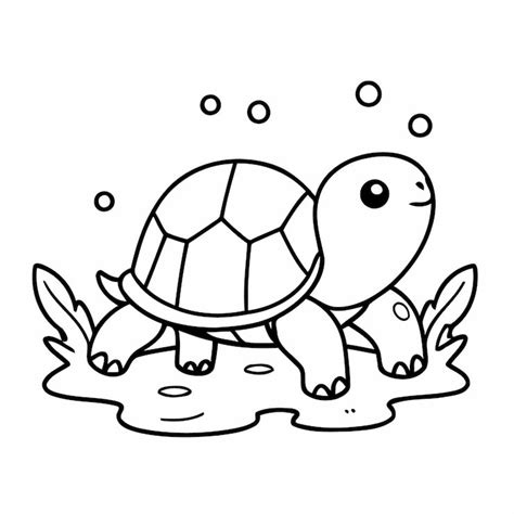 Turtle coloring Images - Free Download on Freepik