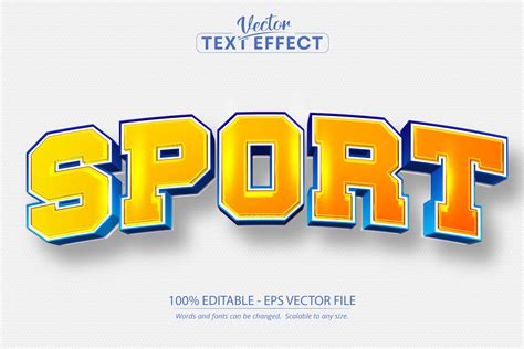 ArtStation - Sport text effect, editable football and basketball text ...