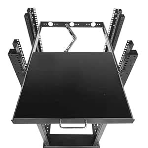 Sliding Keyboard Tray-1u Keyboard Drawer 19in Sliding Shelf 18" Deep ...