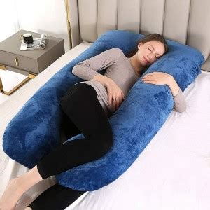 EVERDECOR u shape pregency pillow Microfibre Solid Pregnancy Pillow ...