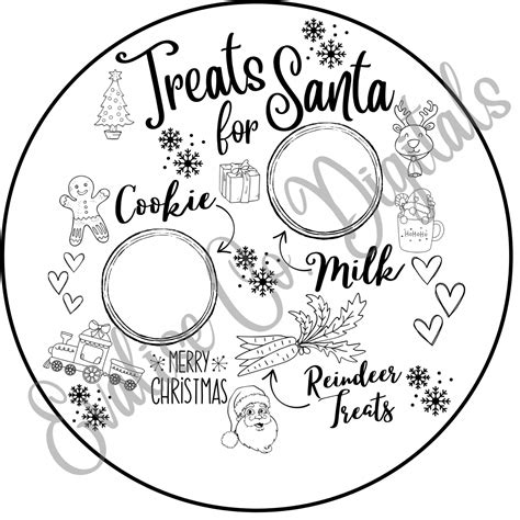 Cookies With Santa Plate