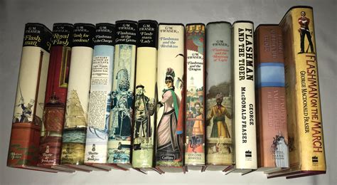 A COMPLETE UK FIRST EDITION SET OF THE FLASHMAN NOVELS ALL SIGNED BY ...