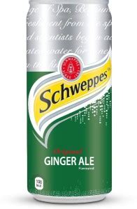Coca-Cola Schweppes Original Ginger Ale, 300 ml Tin Can ( Pack of 24 ...