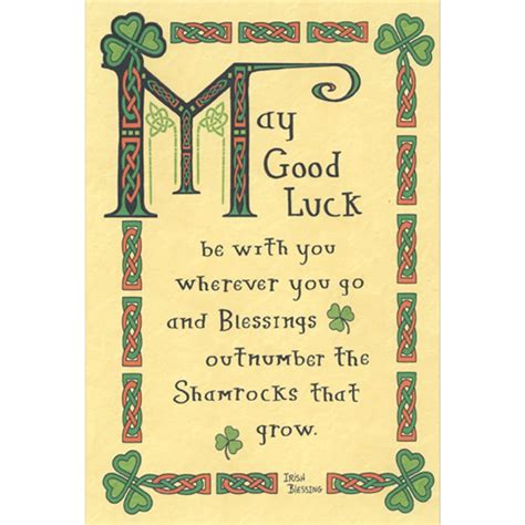 Recycled Paper Greetings Irish Blessing St. Patrick's Day Card 4.6x6.75 ...