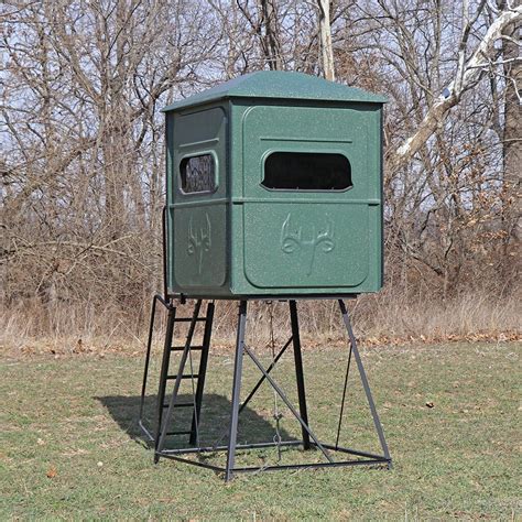 Redneck Blinds Trophy Tower Hunting Blind The Predator 5x6 Platinum