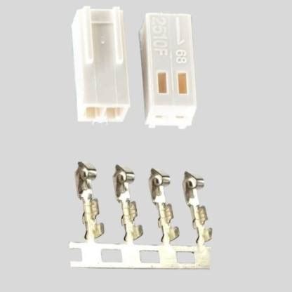 sl electro 2-pin 2510 connector with terminal Electronic Components ...