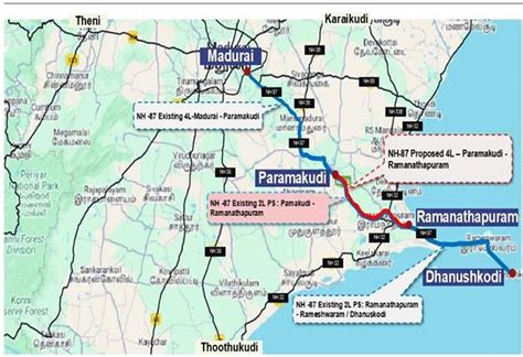 Cabinet approves construction of 4-Lane Paramakudi - Ramanathapuram ...
