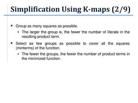K Map Simplification Rules 的图像结果