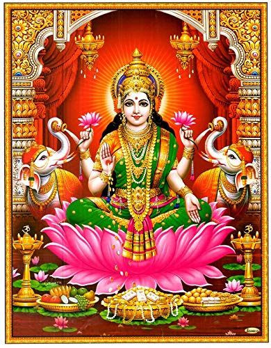 Celebrations Poster of LAXMI MAA D : Amazon.in: Home & Kitchen