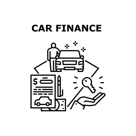 Car Finance Vector Concept Black Illustration 9974807 Vector Art at Vecteezy