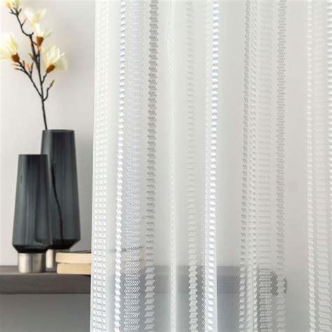 Buy Corsica Set of 2 Embroidered Sheer Door Curtains from Corsica by ...