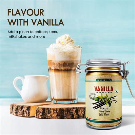Sprig Vanilla Powder – Crafted from natural vanilla bean extract, no a ...