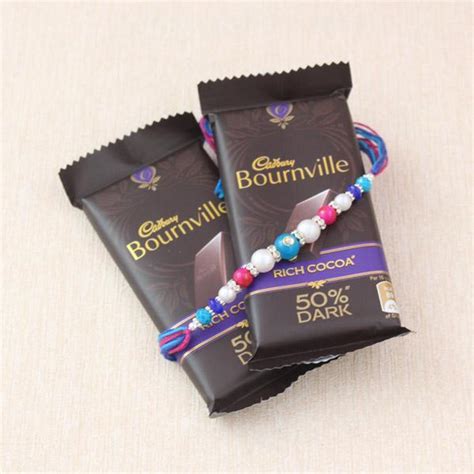 Small Rakhi Treat For You | Rakhi With Bournville Chocolates– Bloomsvilla