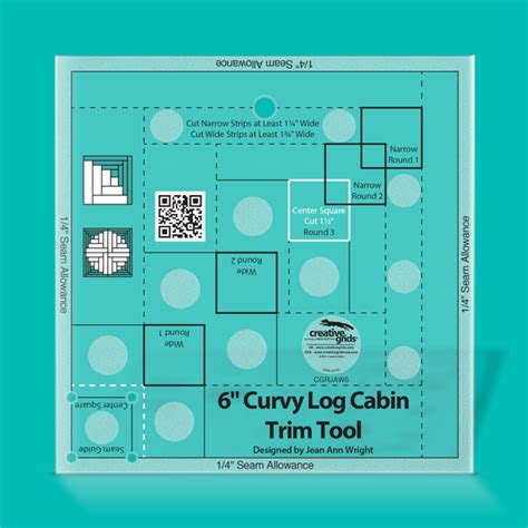 Creative Grid Video Curvy Log Cabin 的图像结果