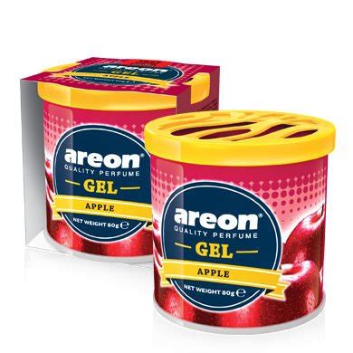 AREON Apple Fragrance Car Air Freshner Gel - 80 g ( USE For Any Car and ...
