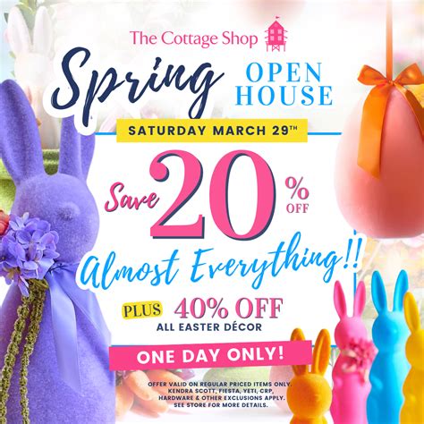 SPRING OPEN HOUSE – The Cottage Shop