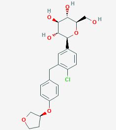 Fig. 2: Empagliflozin (EMPA) structure from pubchem