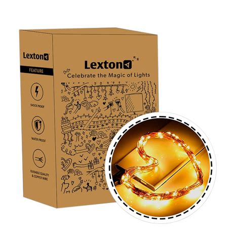Buy Lexton 5 m Copper String Light | Warm White | 5 m | Battery Powered ...