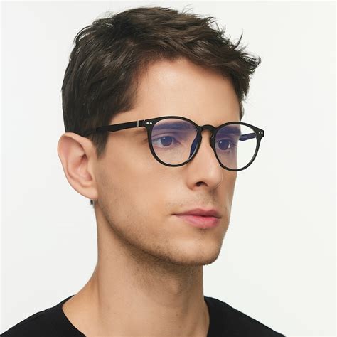 Dove Round Black Full-Frame Ultem Eyeglasses | GlassesShop