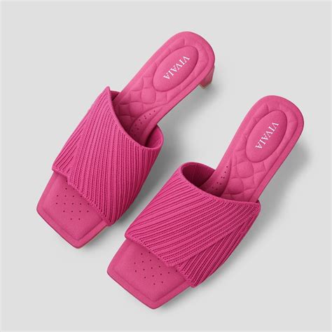 Square-Toe Block Heel Sandals (Jade Pro), PITAYA, EU40 | VIVAIA