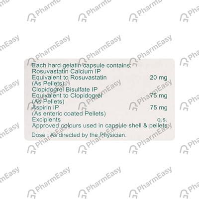 Rosuson Gold 20mg Strip Of 10 Capsules: Uses, Side Effects, Price ...