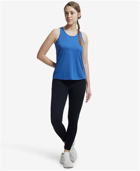 Buy Microfiber Fabric Graphic Printed Tank Top With Breathable Mesh ...