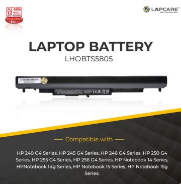 Lapcare Laptop Battery for HP HS04