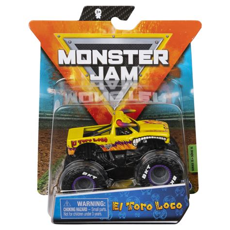 Buy Monster Jam, Official El Toro Loco Monster Truck, Die-Cast Vehicle ...