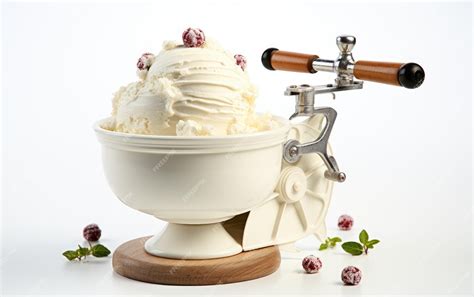 Premium AI Image | Ice Cream Churner Isolated