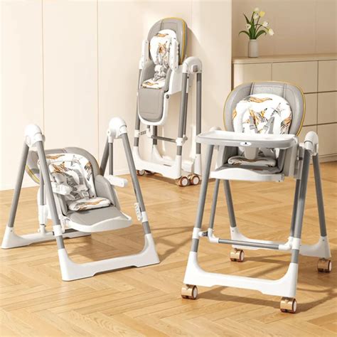 Multifunctional Baby Dining Chair - 2-in-1 Baby Rocking Chair