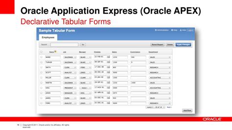 Oracle Application Express Oracle APEX Features 的图像结果