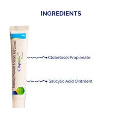 Clopsalic ointment with clobetasol propionate and salicylic acid ointm ...