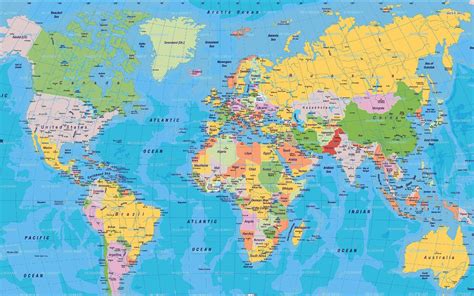 Image result for Geography Map of World