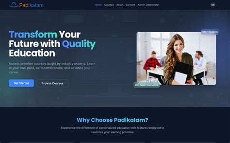 Padikalam | Learn Front-End, Back-End & UI/UX Development