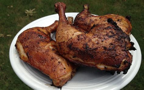 Alabama Smoked Chicken Quarters - Smoked Chicken Quarters | Smoked food ...