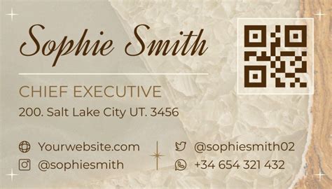 Image result for Business Card Contact Information Examples