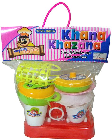 Buy Sunny Collection Khana Khazana Toy Kitchen Set for Kids Non Toxic ...