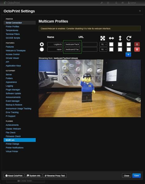 Setting USB Camera OctoPrint 的图像结果