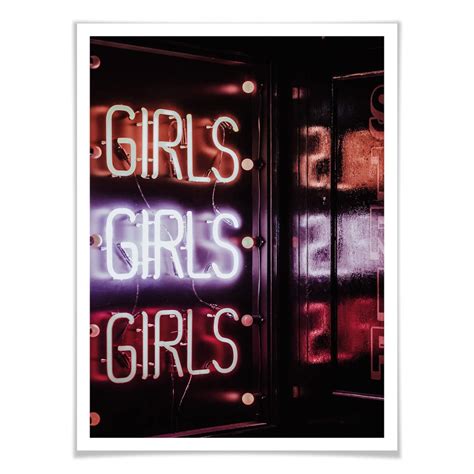 Poster - Girls Girls Girls | wall-art.com