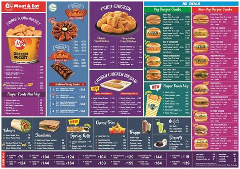 Menu at Meat & Eat Arani, Arani