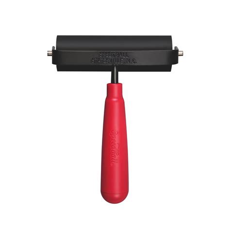 Speedball Hard Rubber Brayer - 4" Wooden Core | Art Lounge