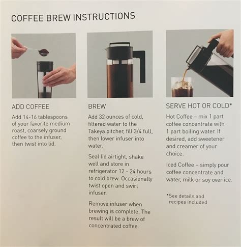 Takeya Cold Brew Pitcher Instructions at Marilyn Rose blog