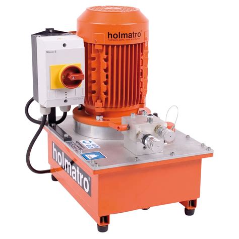 Electrically-powered hydraulic pump - IPU-M 12 W 6 SD - Holmatro ...