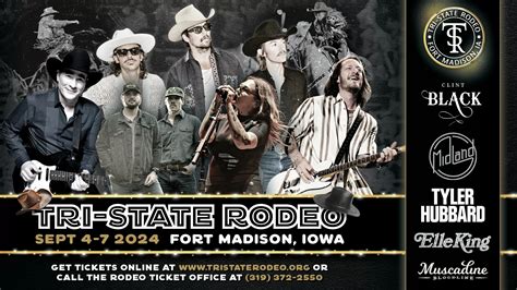 76TH TRI STATE RODEDO LINEUP
