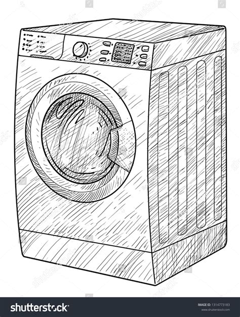 Washing Machine Drawing 的图像结果