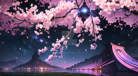 Beautiful anime Wallpaper Cherry blossom by AkiSakiXYZ on DeviantArt
