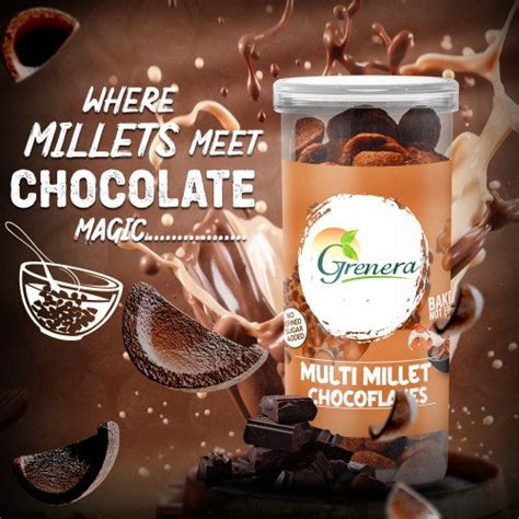 Multi Millet Choco Flakes: Crunchy, Chocolaty, and Packed with Goodnes ...