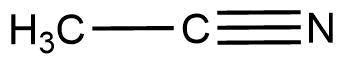 Acetonitrile structure - Brainly.in