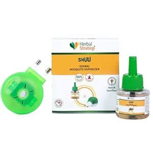 Herbal Strategi Shuu Mosquito Vaporizer 40ml + Machine | 100% herbal ...