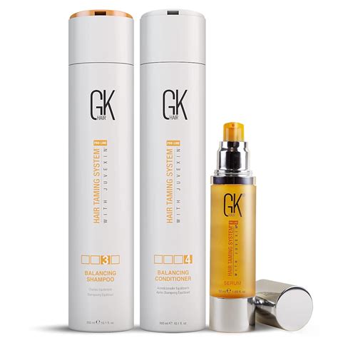 GK HAIR GKhair Keratin Shampoo & Conditioner Set + Organic India | Ubuy